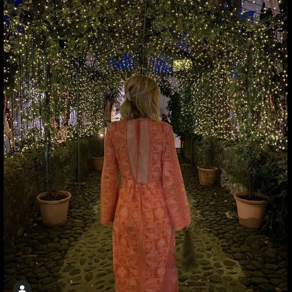 ZARA Long Embroidered Dress S,M - Picture 4 of 16